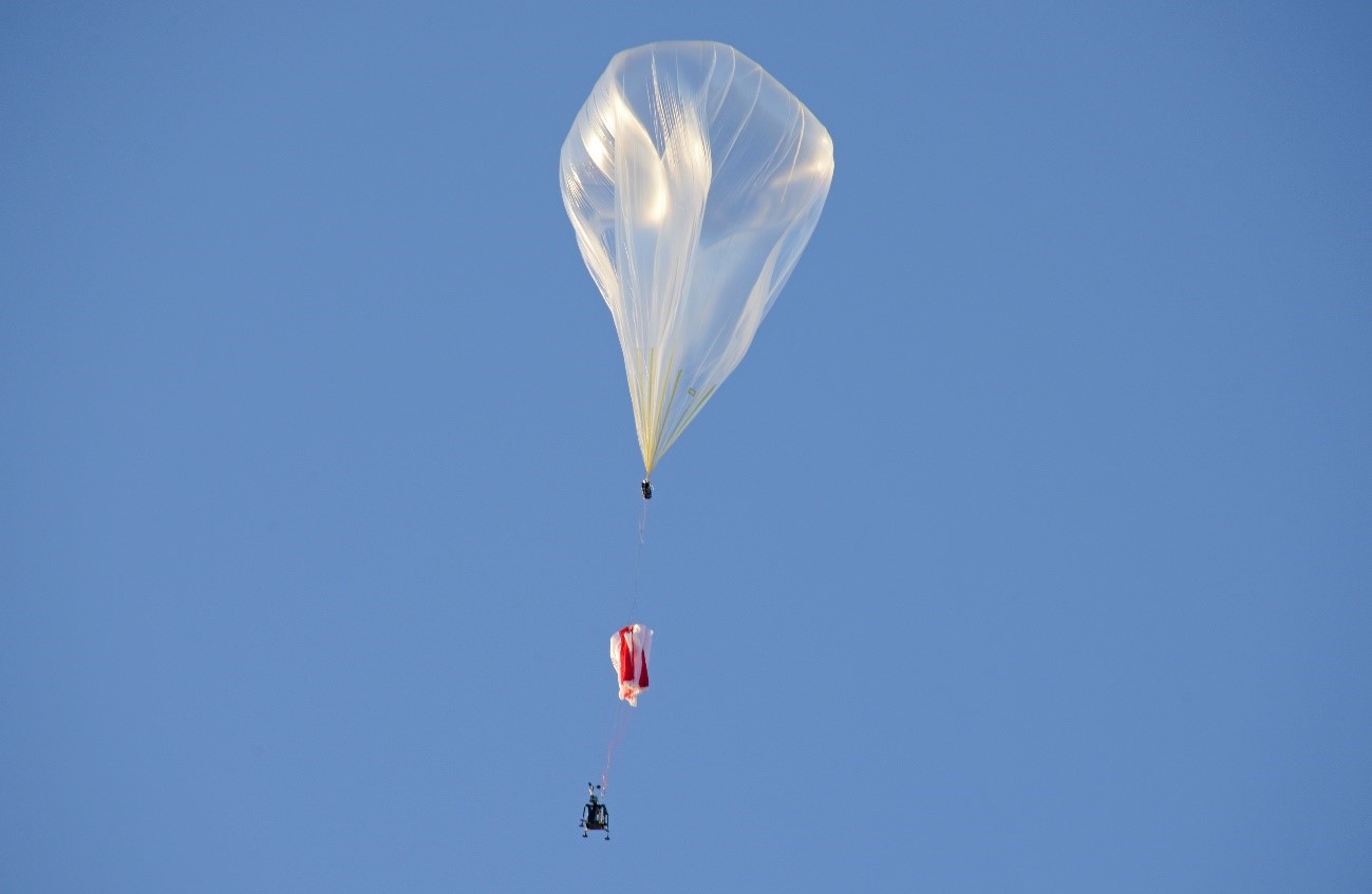 Lanzmiento de globo en Léon