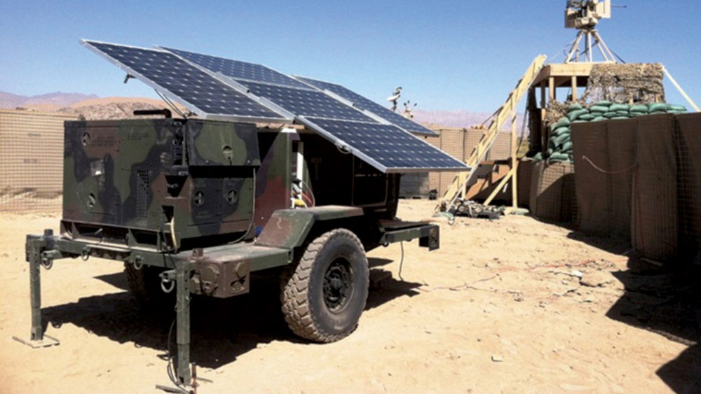 Trailer con energía solar