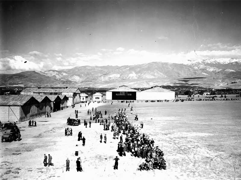 Panorámica del aeródromo en 1936