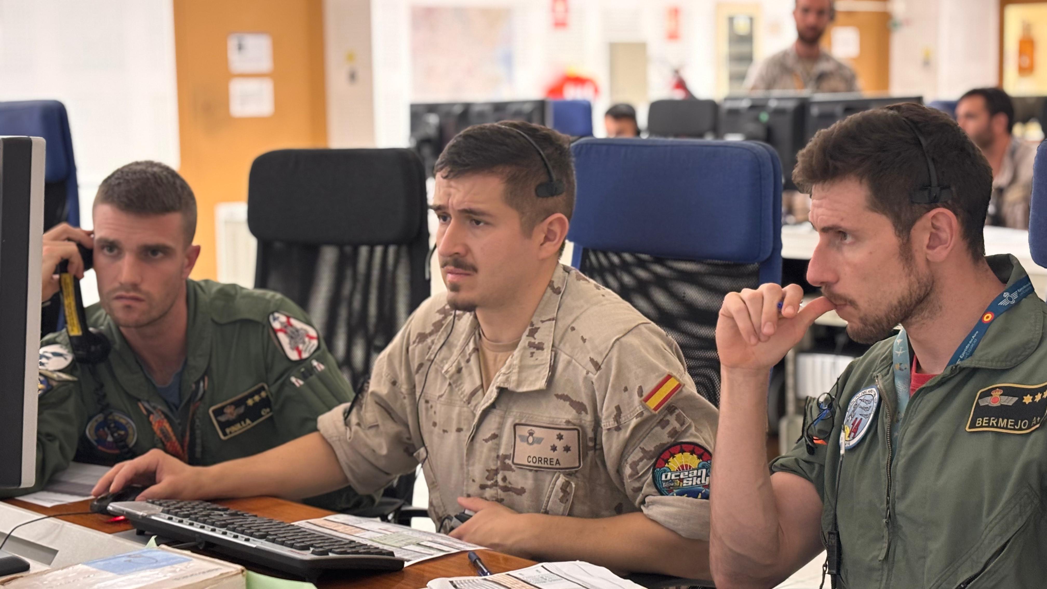 El GRUALERCON, pieza clave del mando y control aéreo en el ejercicio Ocean Sky 25