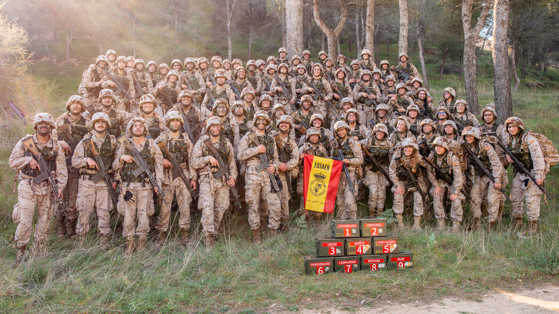 Dos días de instrucción y adiestramiento intensivo en la ESTAER