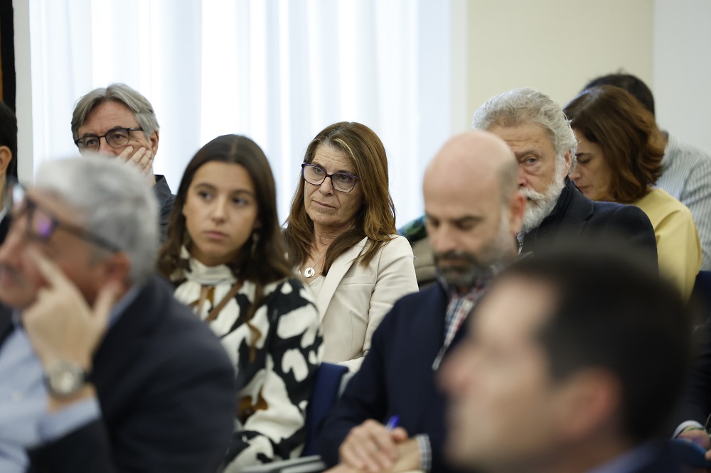 Miguel González (El País), Elena Iribas y Ángel Vegas (Aviación Militar), Yolanda Ferrer y Miguel Ángel de la Fuente (TVE)