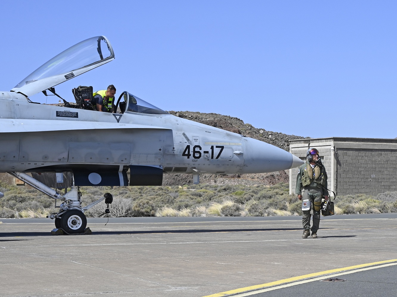 Ala 46. Compromiso y capacidad operativa en plena transición hacia el Eurofighter