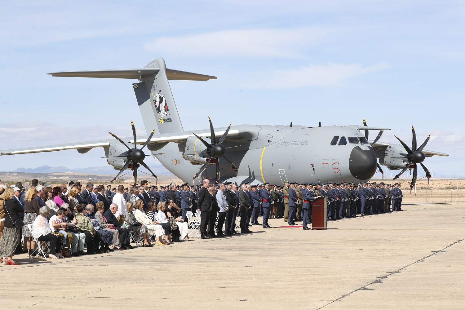 50 años del 301 Escuadrón, hoy Ala 31, del Ejército del Aire y del Espacio