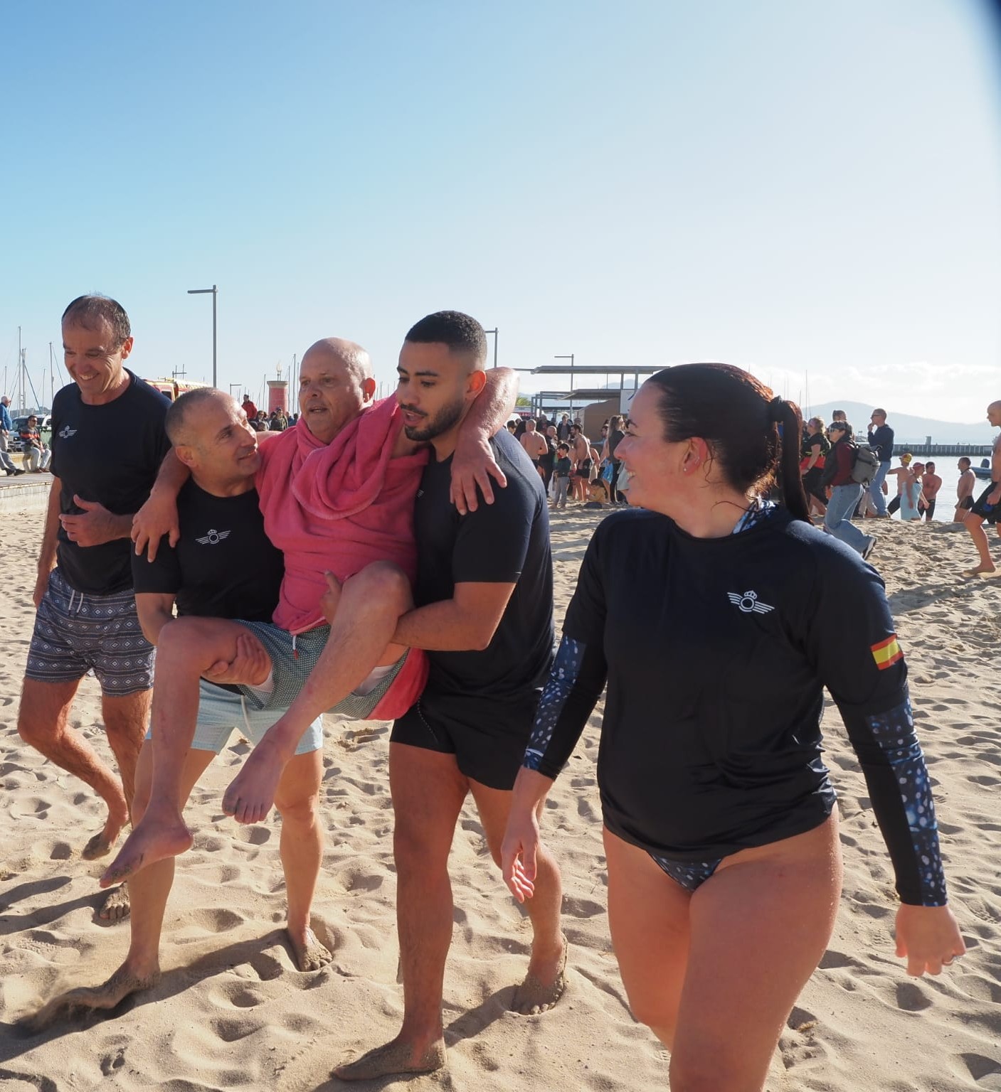La Base Aérea de Pollensa ayuda a un enfermo de ELA a cumplir su sueño