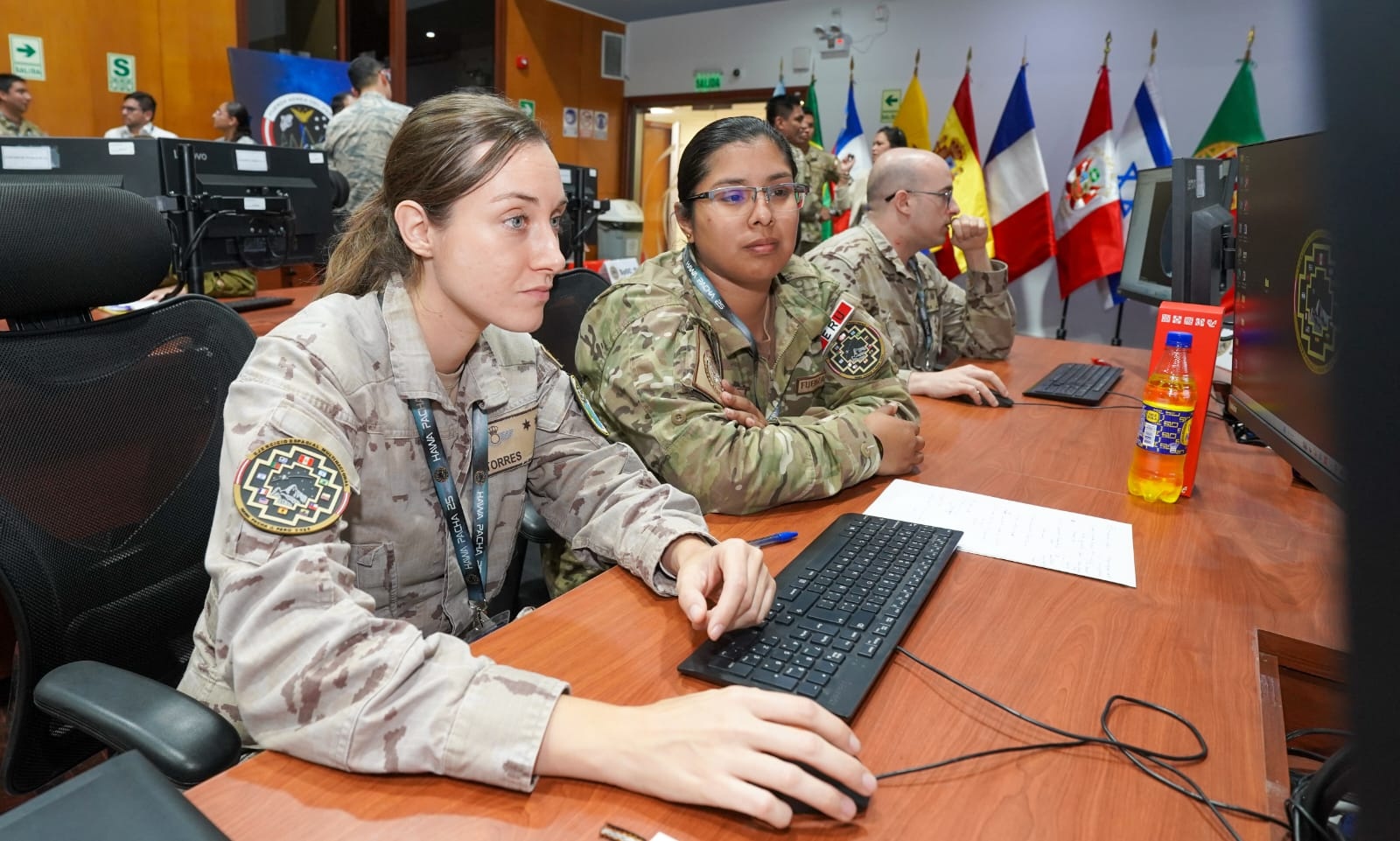 Personal del COVE participa en el ejercicio Hawa Pacha-25 en Perú