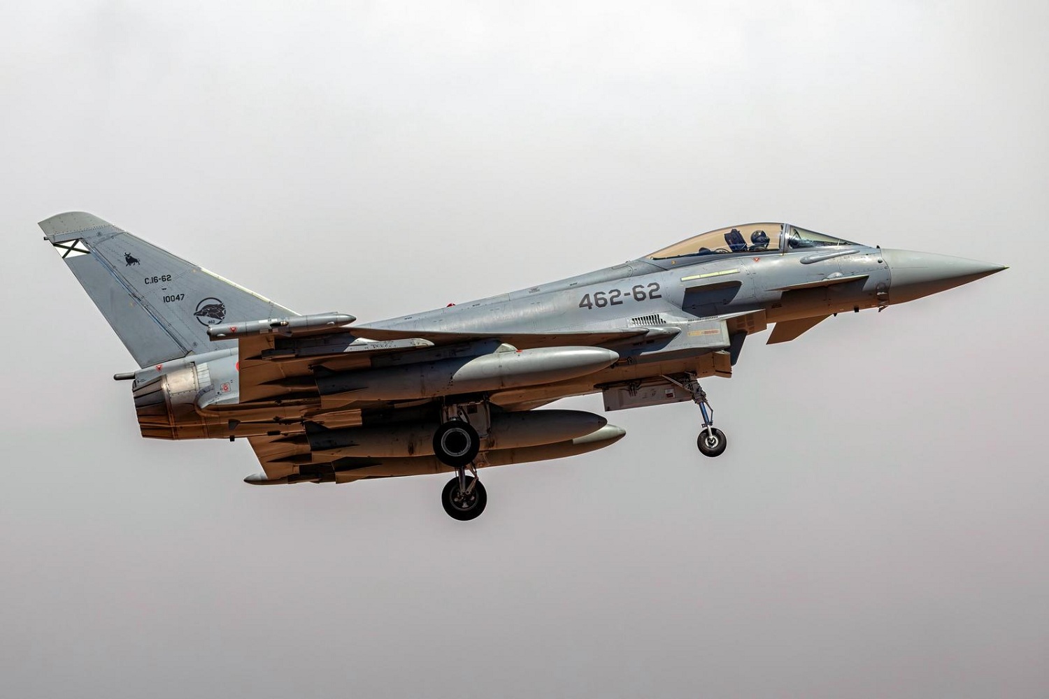 El Ejército del Aire y del Espacio moderniza la defensa aérea canaria con la llegada del Eurofighter a la Base Aérea de Gando