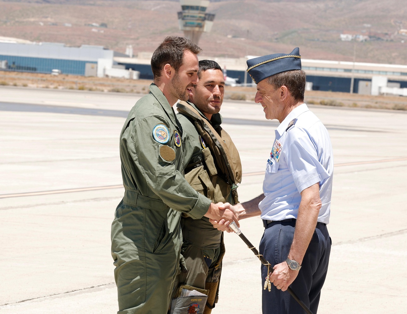 El Ejército del Aire y del Espacio moderniza la defensa aérea canaria con la llegada del Eurofighter a la Base Aérea de Gando