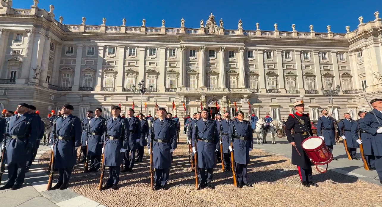 Imagen de Relevo Solemne de la Guardia Real con el Ejército del Aire y del Espacio