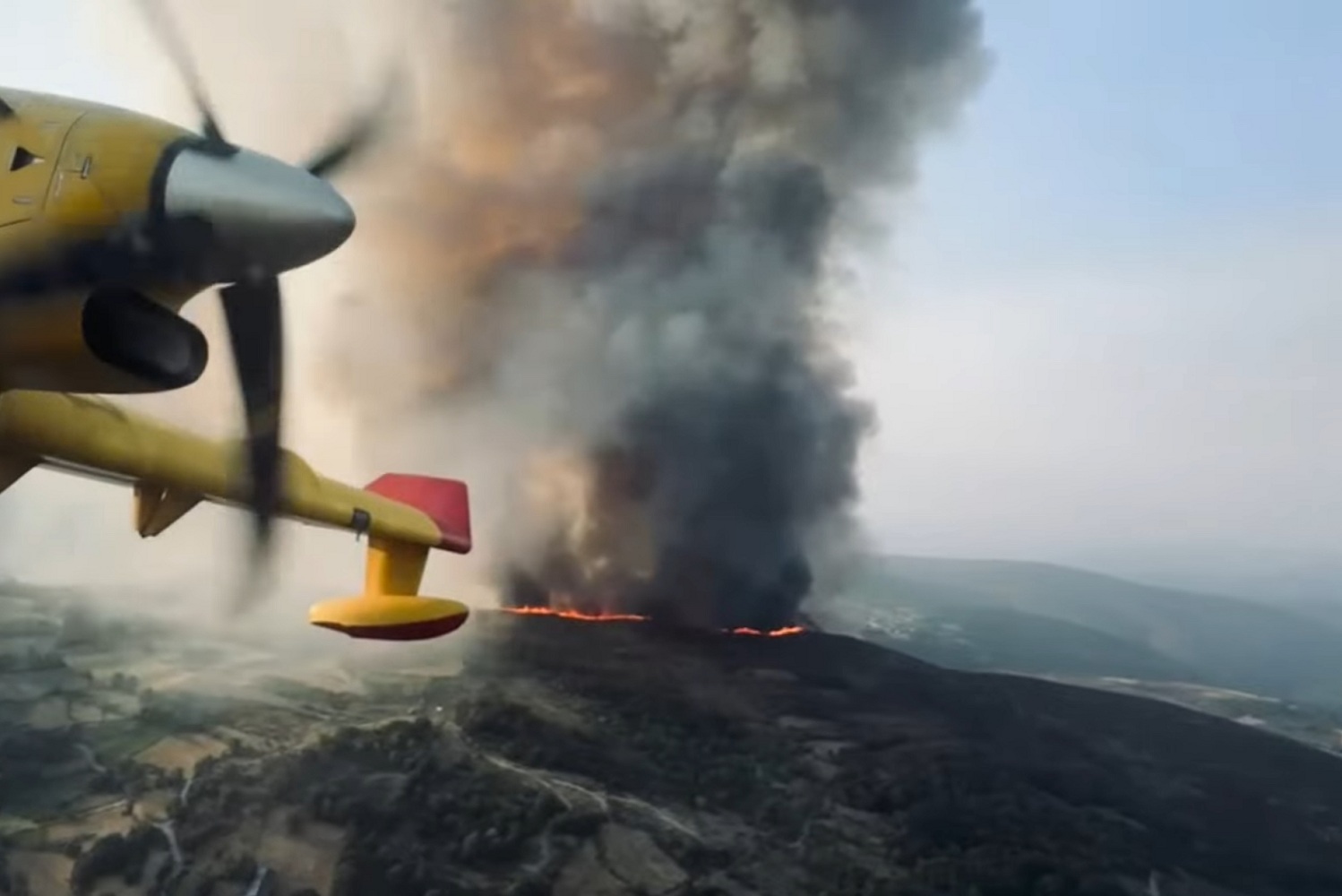 El 43 Grupo de Fuerzas Aéreas del Ejército del Aire y del Espacio intensifica su labor en la lucha contra los incendios que asolan España 