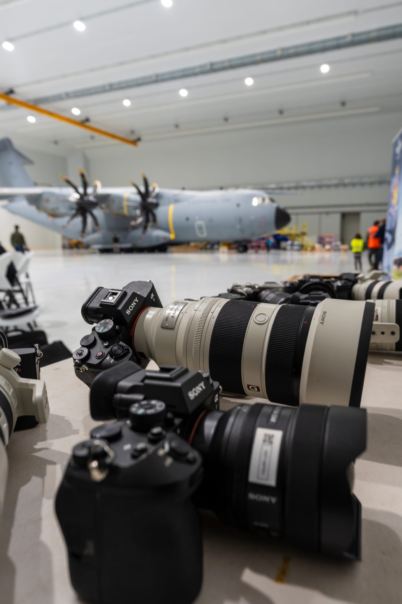 Luces, cámaras y A400M. Así se ha vivido la magia de la fotografía en el Ala 31