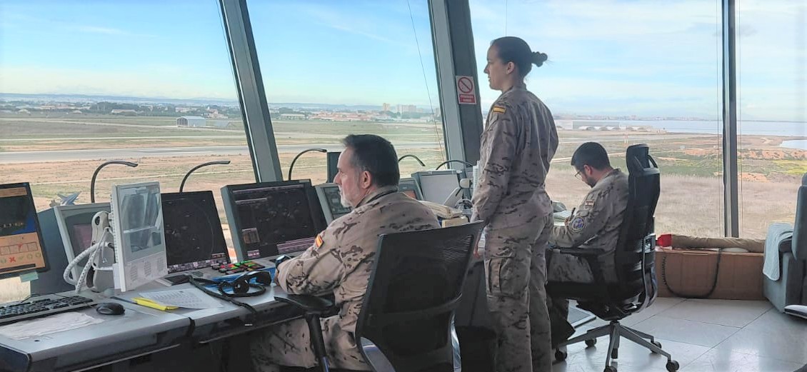 Imagen de San Javier, primera base aérea del Ejército del Aire y del Espacio con servicio automático de información terminal