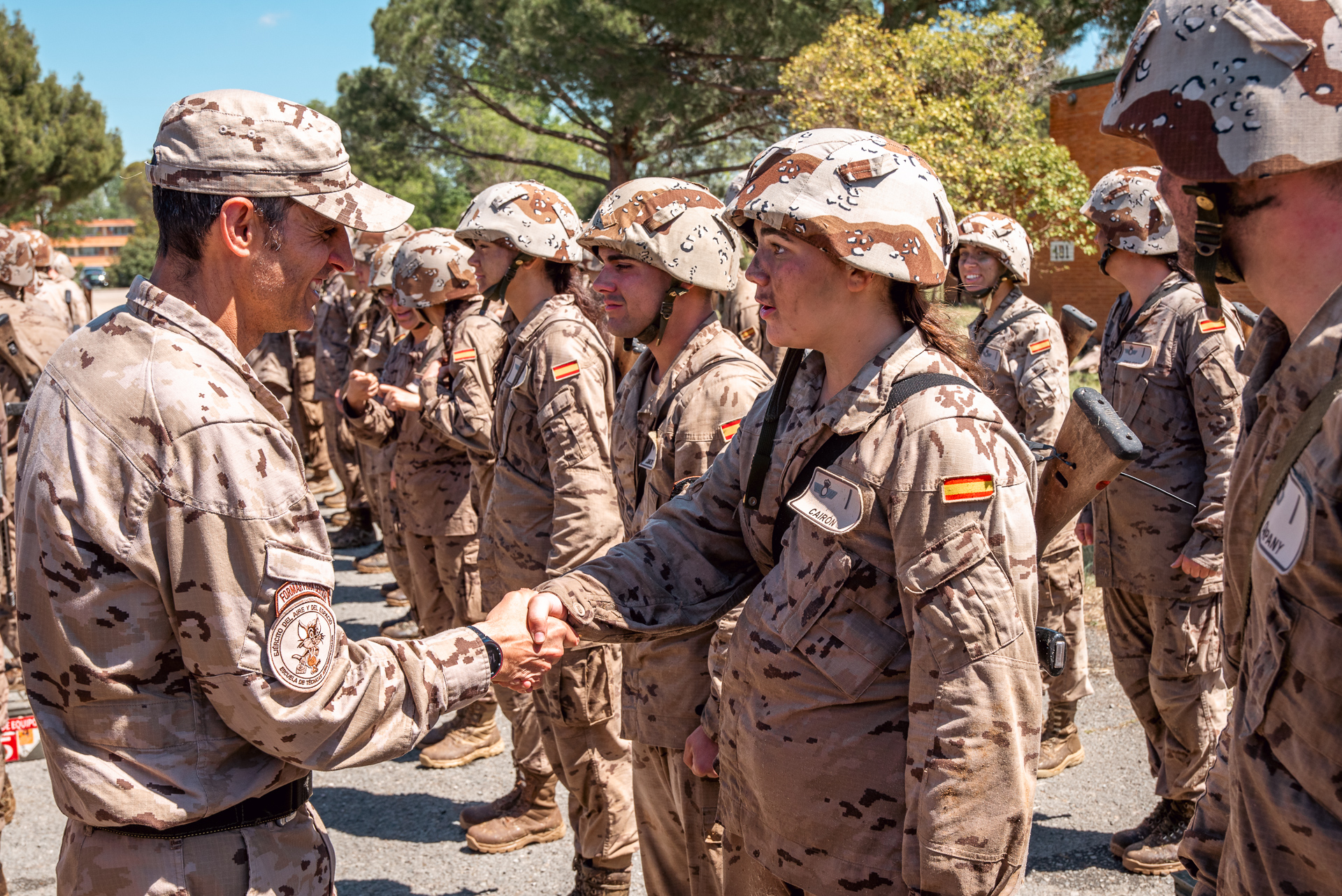 Dos días de instrucción y adiestramiento intensivo en la ESTAER