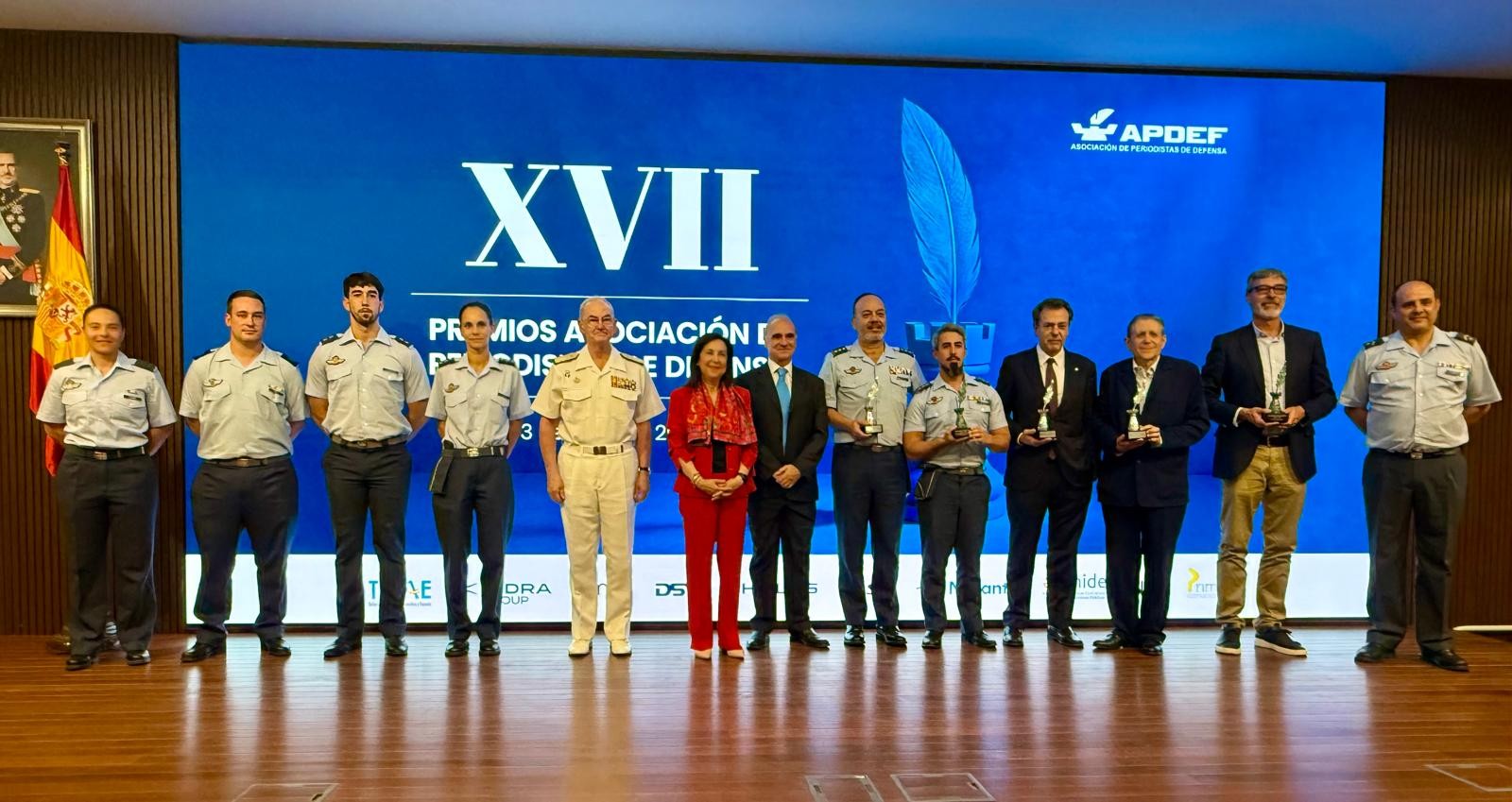 La Asociación de Periodistas de Defensa premia la labor de comunicación del Ejército del Aire y del Espacio