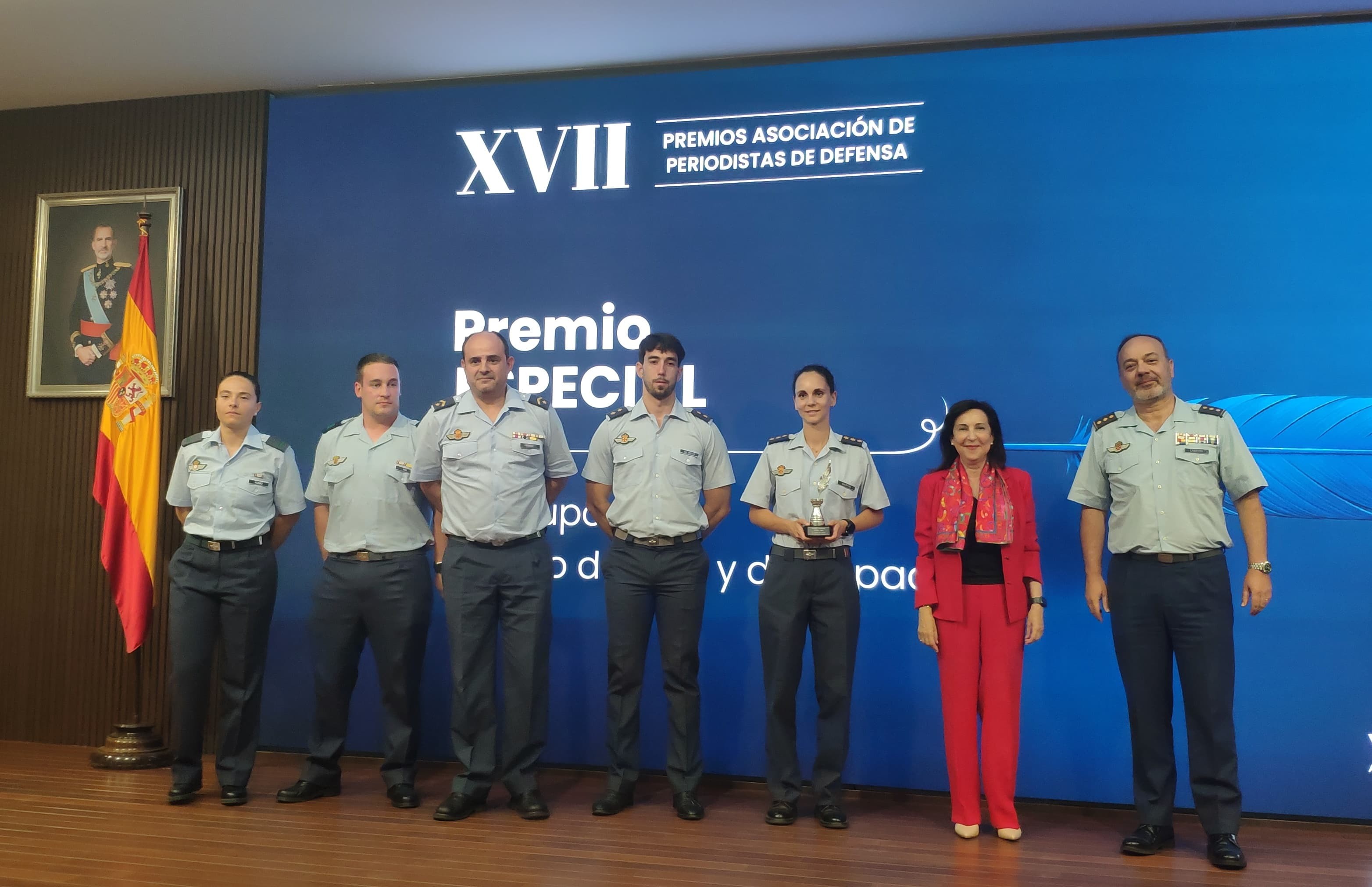 La Asociación de Periodistas de Defensa premia la labor de comunicación del Ejército del Aire y del Espacio