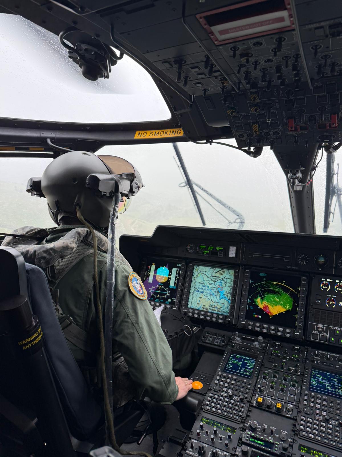 Imagen de El Ala 48 apoya en labores de salvamento en las inundaciones por la borrasca Leonardo en Andalucía