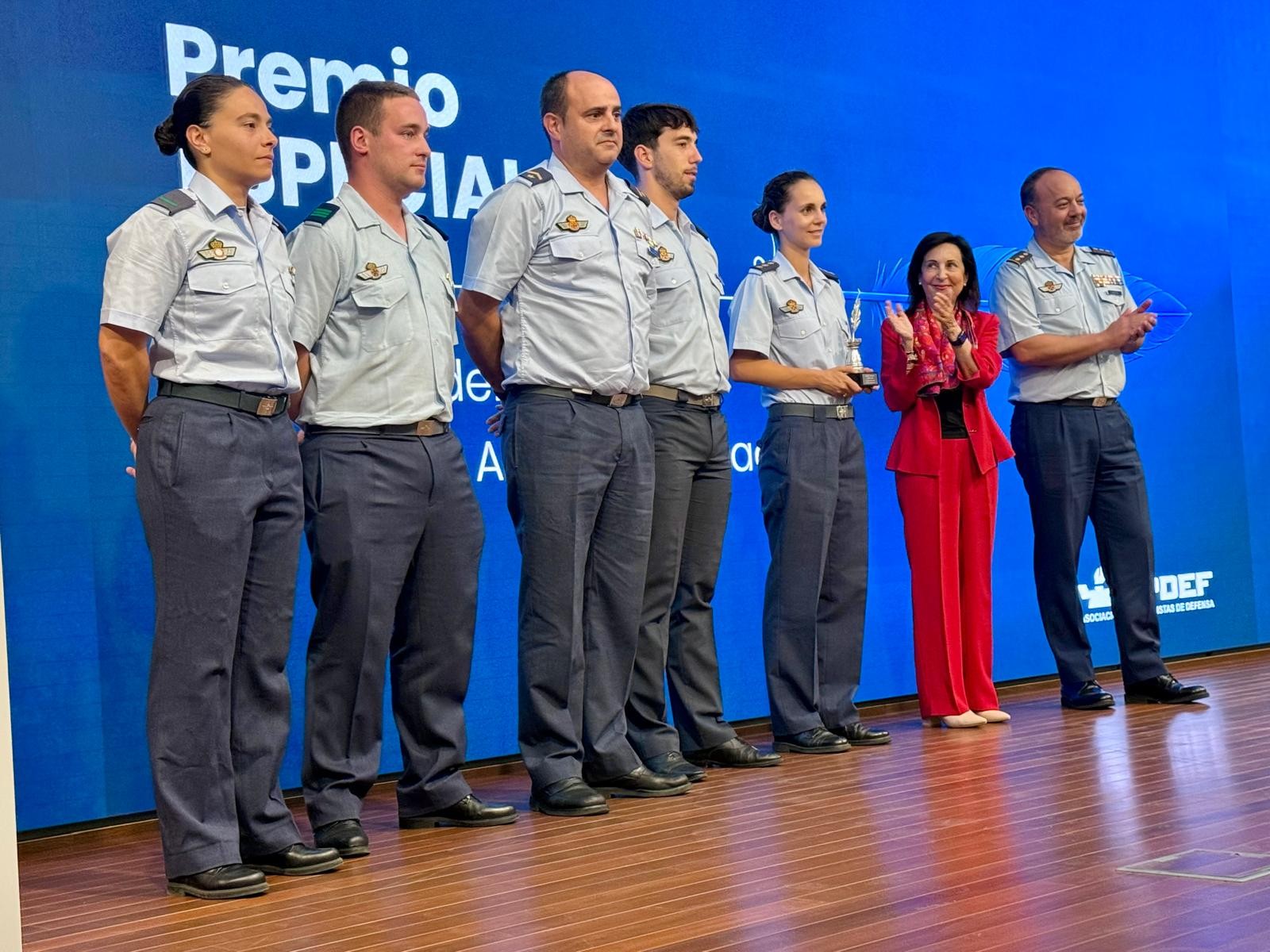 La Asociación de Periodistas de Defensa premia la labor de comunicación del Ejército del Aire y del Espacio