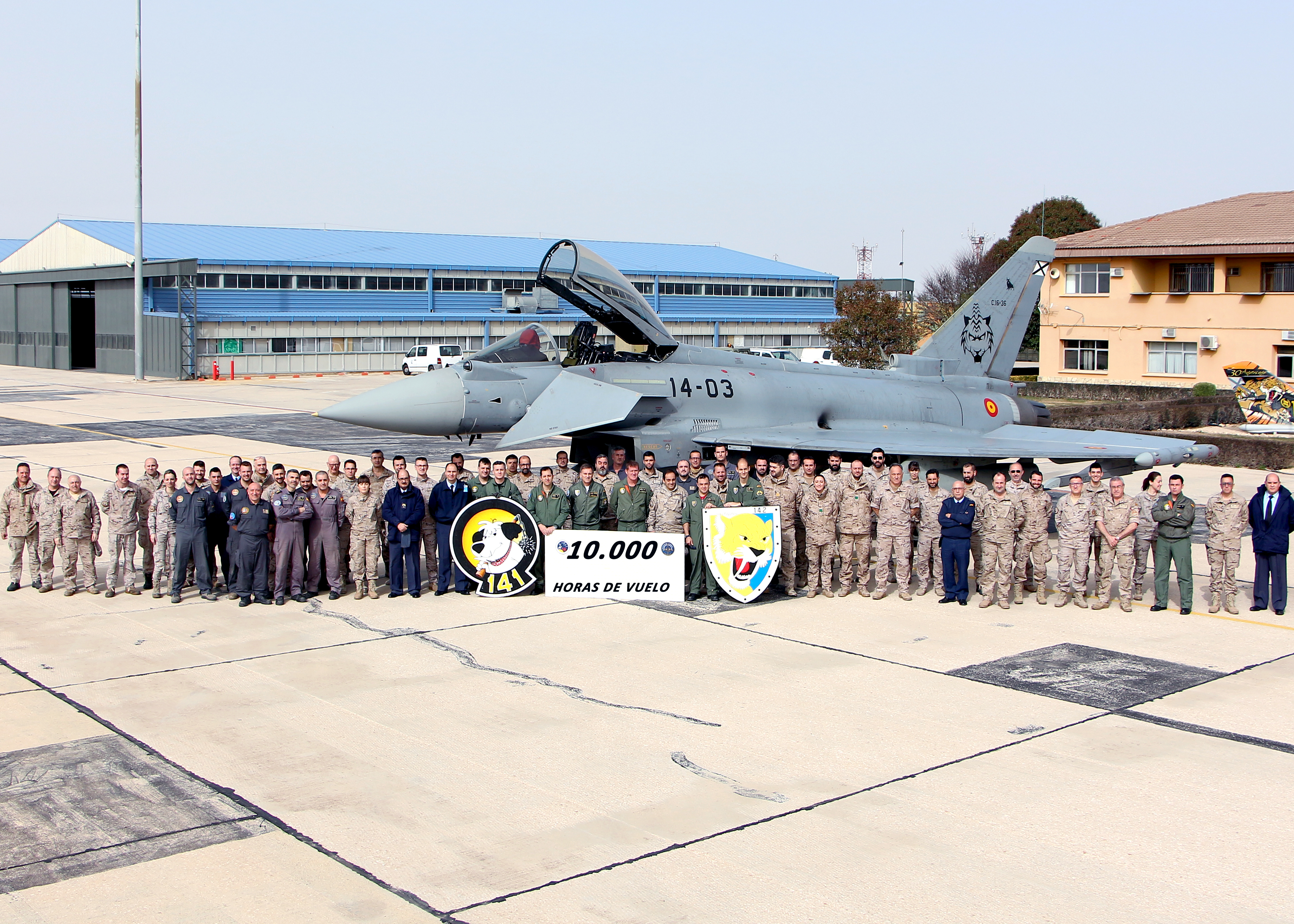 10.000 horas de vuelo del Eurofighter
