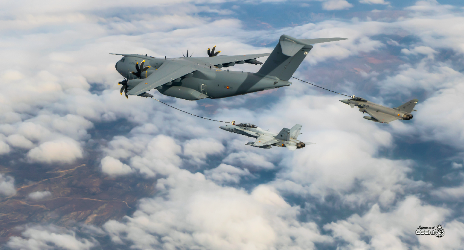 A400 con EF2000 y EF18