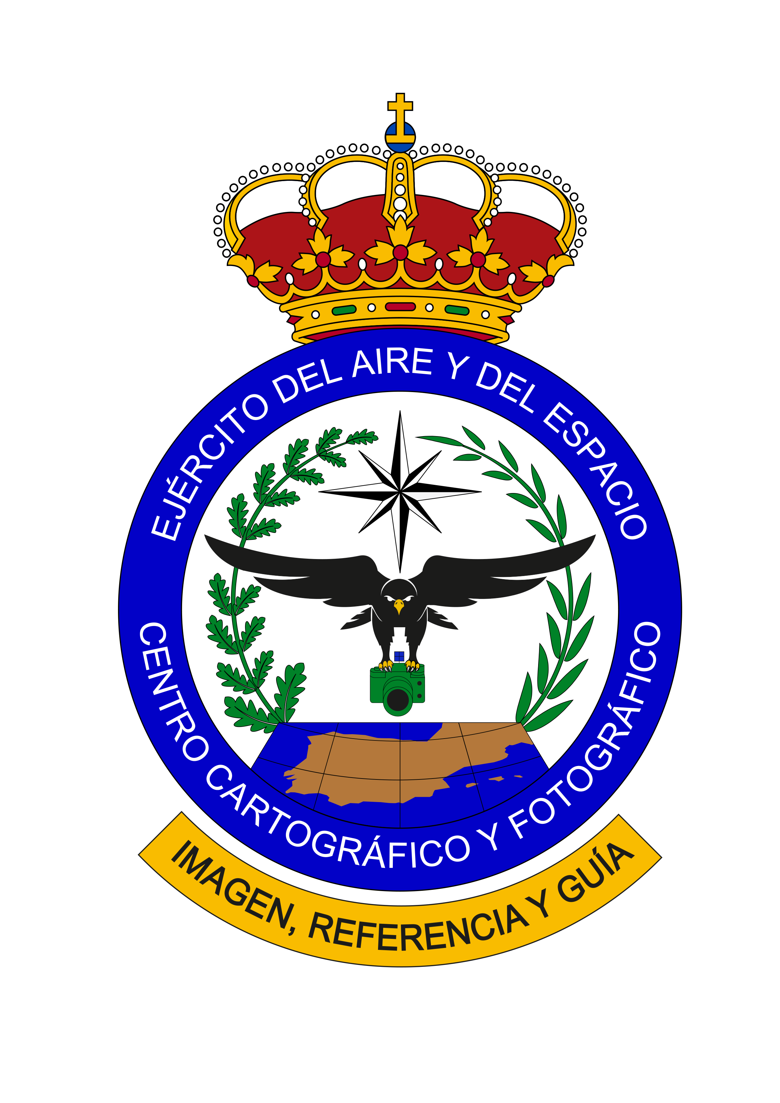 Distintivo de Centro Cartográfico y Fotográfico (CECAF)