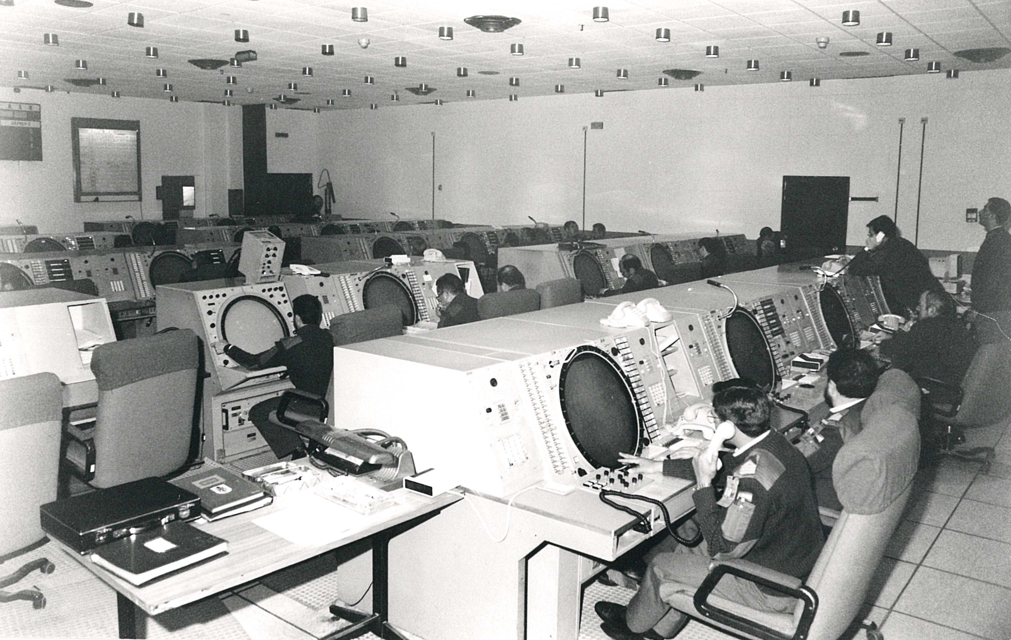 Imagen antigua de la sala de operaciones