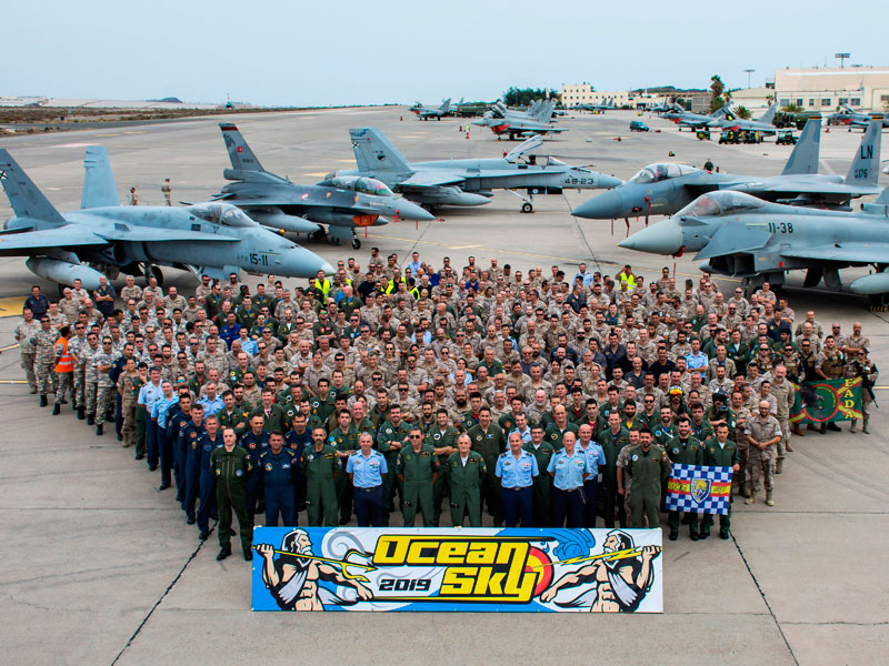 Ejercicio Ocean Sky 19