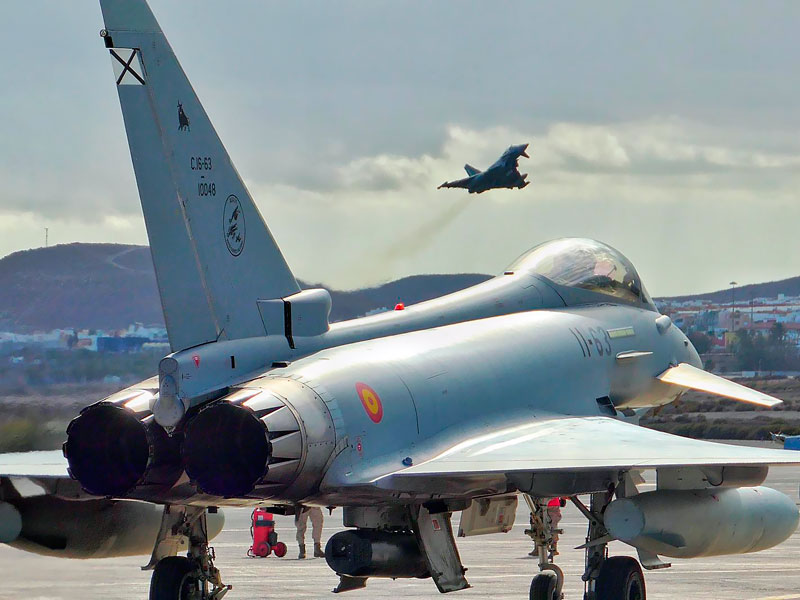 Eurofighters en Gando