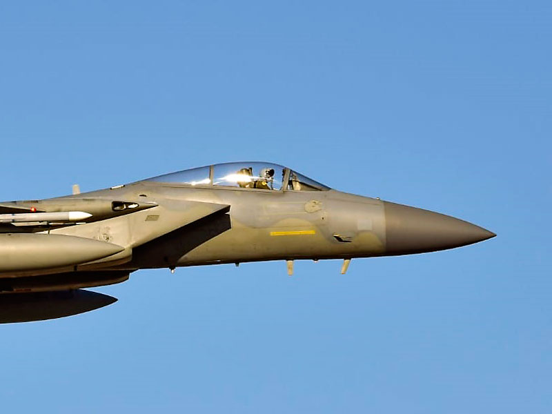 F-15 Eagle del 493 SQN