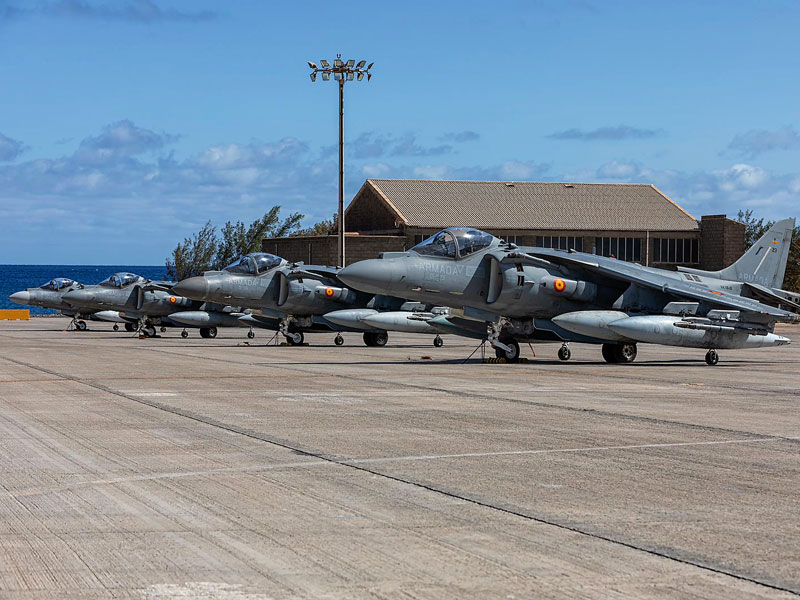 Harrier AV-8B+ de la 9ª Escuadrilla de la Armada