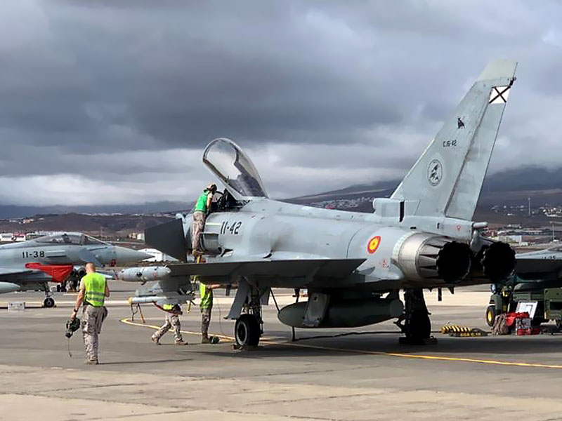 Puesta a punto de un Eurofighter