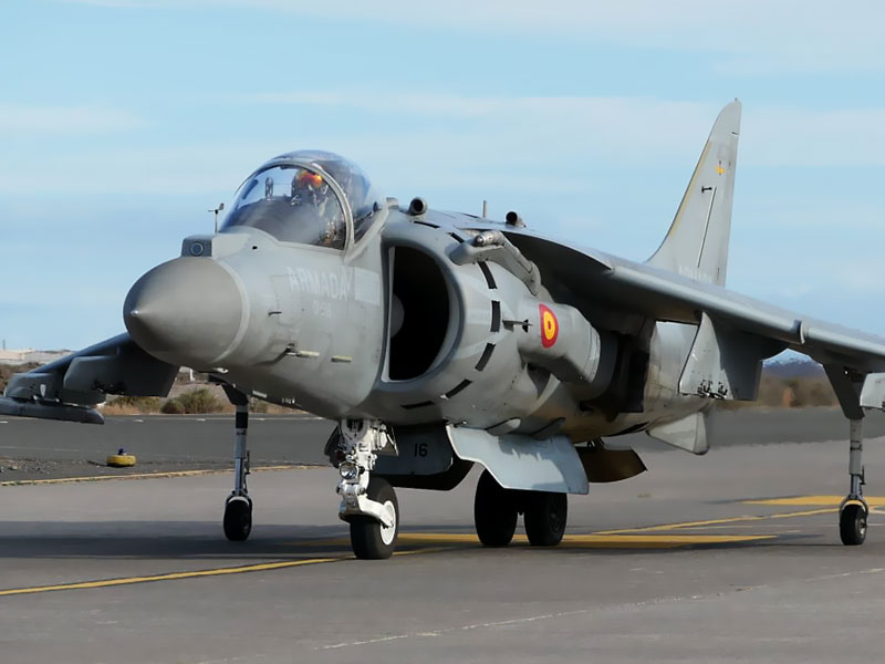 Harrier de la Armada
