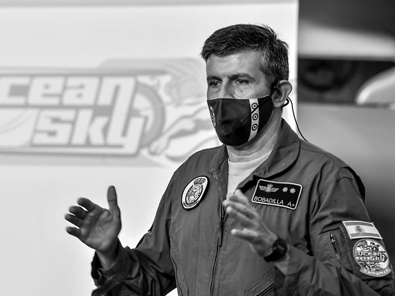 El teniente coronel Bobadilla comenta el Media Day