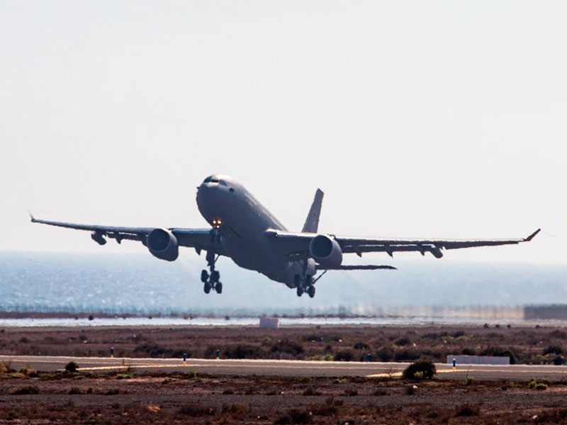 Avión tanque del Multinational Multirole Tanker Transport Unit