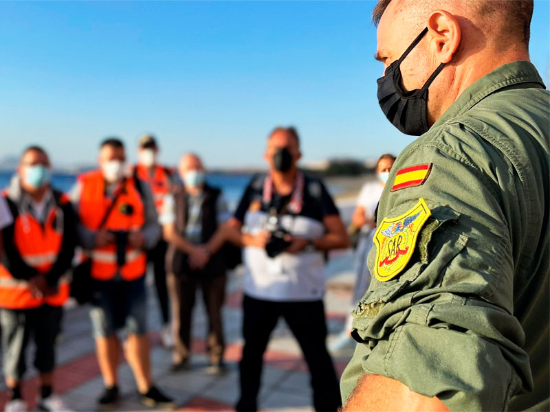 Comienzo del media day en el Ocean Sky 2021