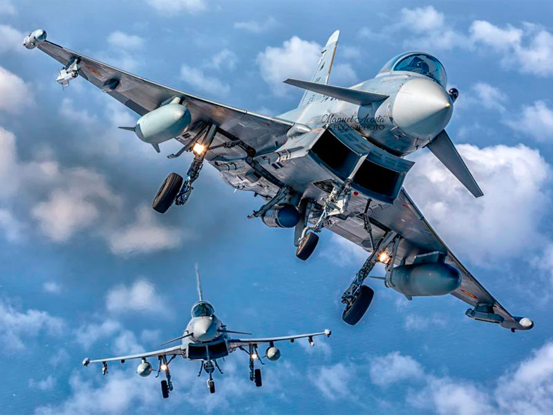 Eurofighter en vuelo