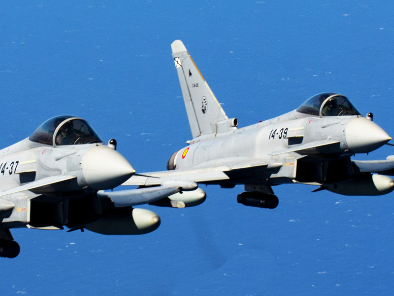 Eurofighter del Ala 14. Foto de Anatol