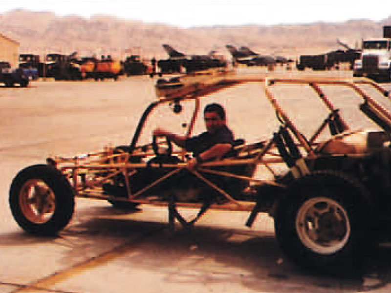 En la Base Aérea de Nellis 