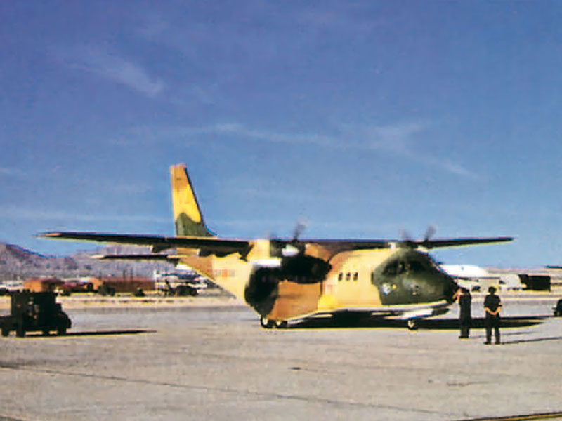 Aviones de transporte de la expedición española