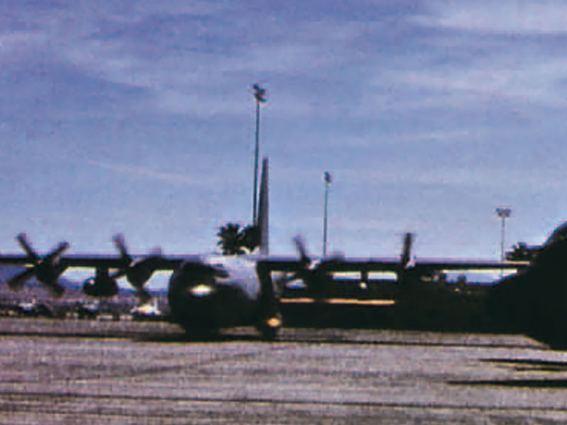 Aviones de transporte de la expedición española