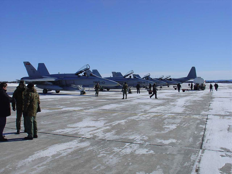 Escala en GooseBay (Canadá)