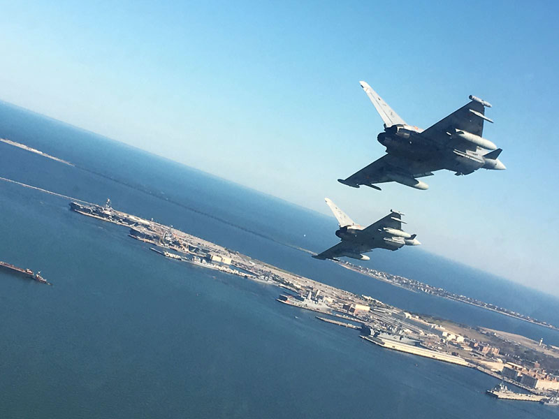 Red Flag 17-02 los Eurofighter sobre Norfolk (Virginia)