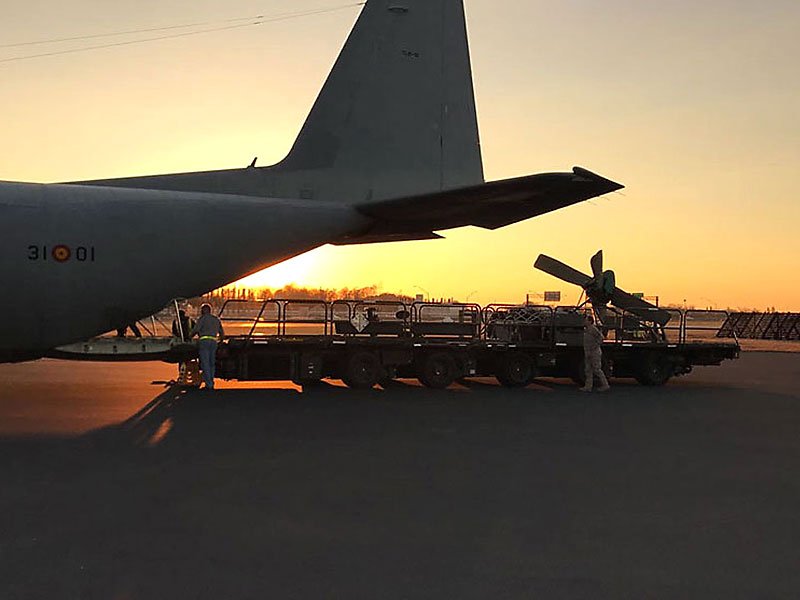 Red Flag 17-02 Hércules T-10 en la base aérea de Nellis (Nevada)