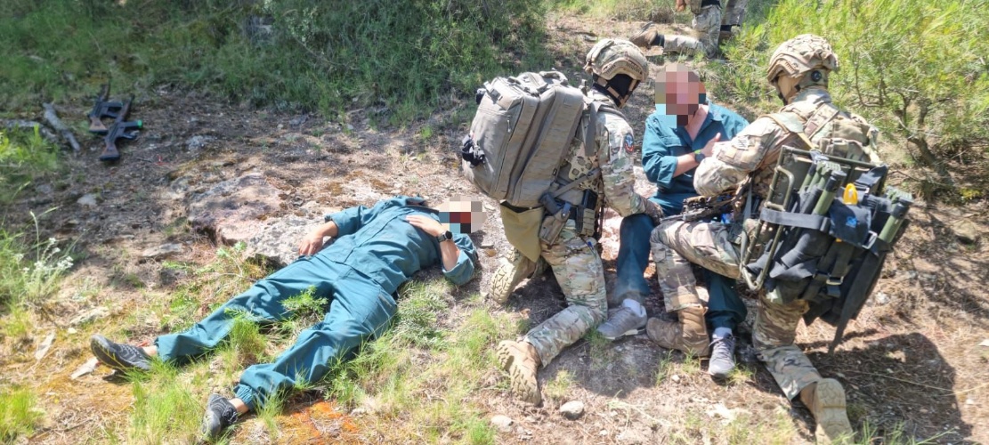 Imagen de Entrenamiento del EZAPAC con los GAR de la Guardia Civil en previsión de amenazas