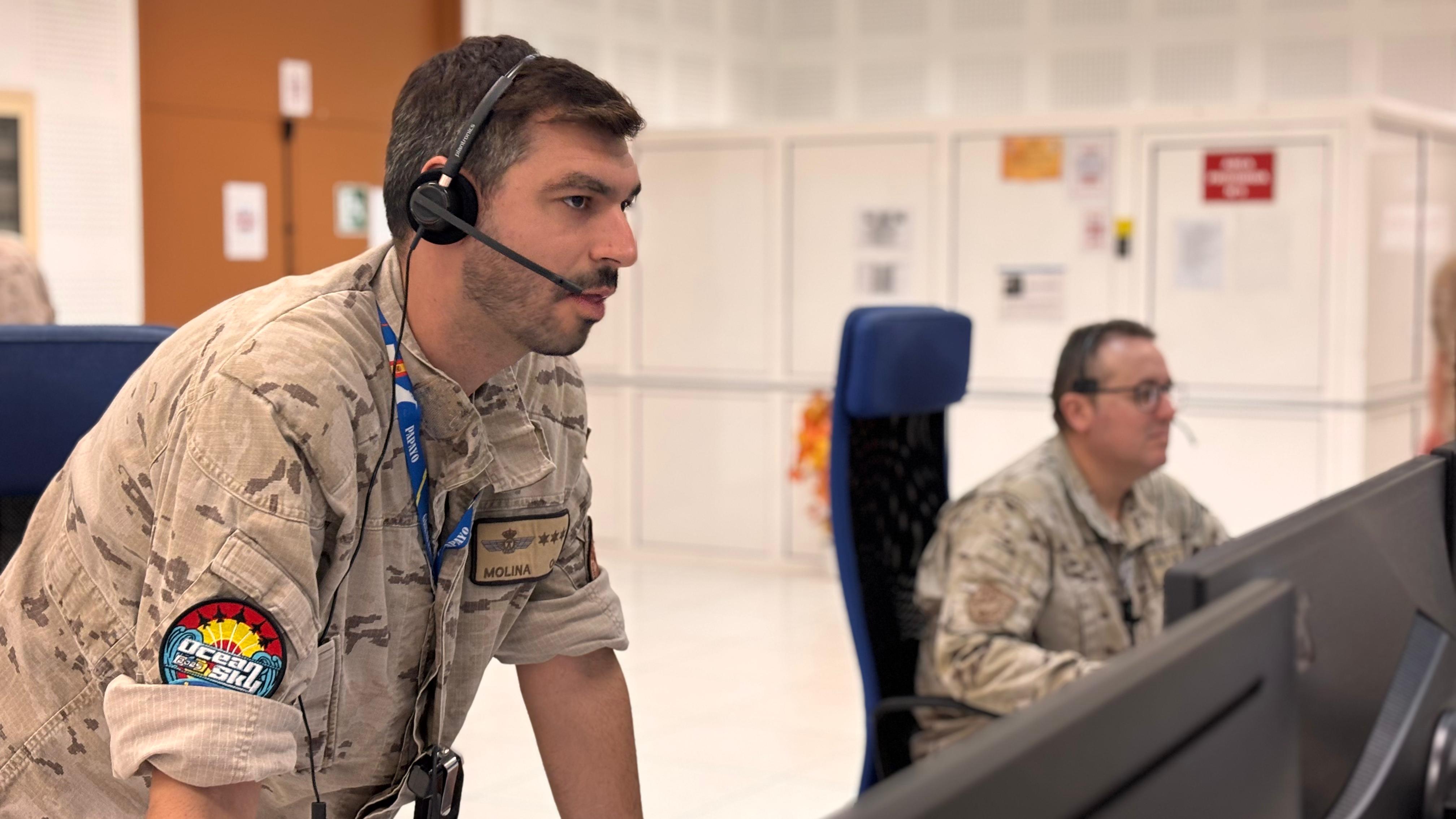 Imagen de El GRUALERCON, pieza clave del mando y control aéreo en el ejercicio Ocean Sky 25