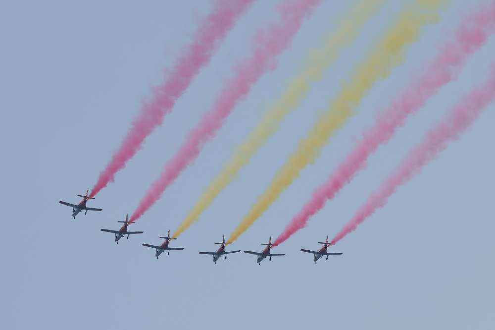 Imagen de El Ejército del Aire y del Espacio despide a la Patrulla Águila por todo lo alto