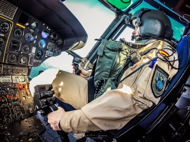 La jefa del Acuartelamiento Aéreo de Bobadilla en Artículo 14