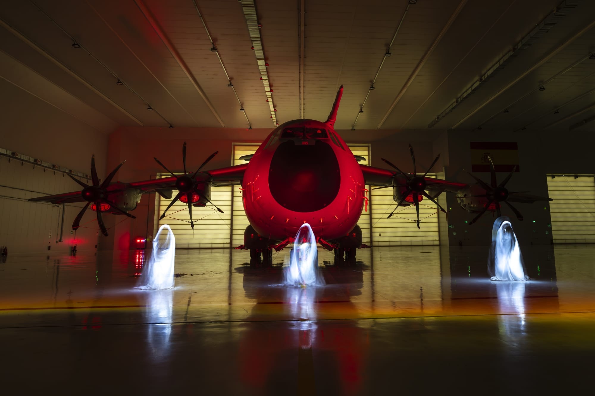 Imagen de Luces, cámaras y A400M. Así se ha vivido la magia de la fotografía en el Ala 31