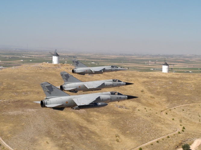 Imagen de 50 años de la llegada del Mirage F1 al Ala 14: una leyenda que marcó la historia del Ejército del Aire y del Espacio