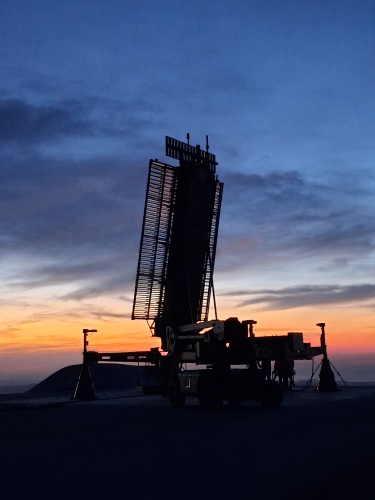 Imagen de Despliegue del radar LTR-25 en el EVA-12. La inmediatez como pilar de actuación del EA 