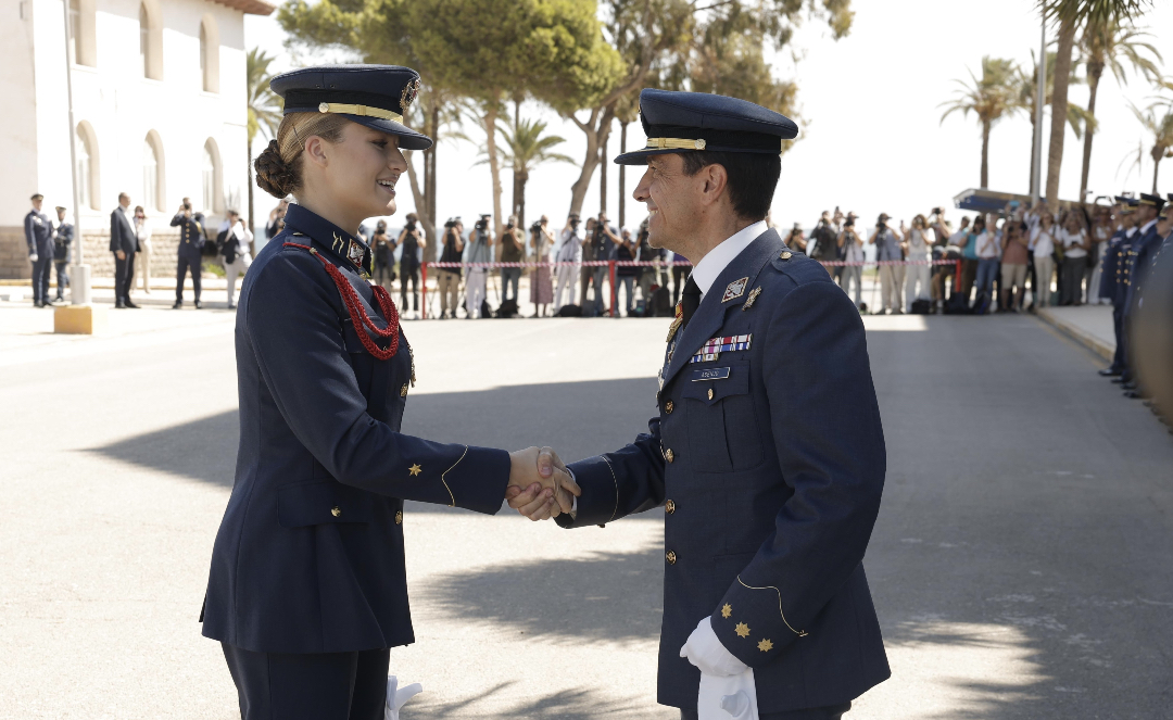 Imagen de Su Alteza Real la Princesa de Asturias inicia su formación en el Ejército del Aire y del Espacio.